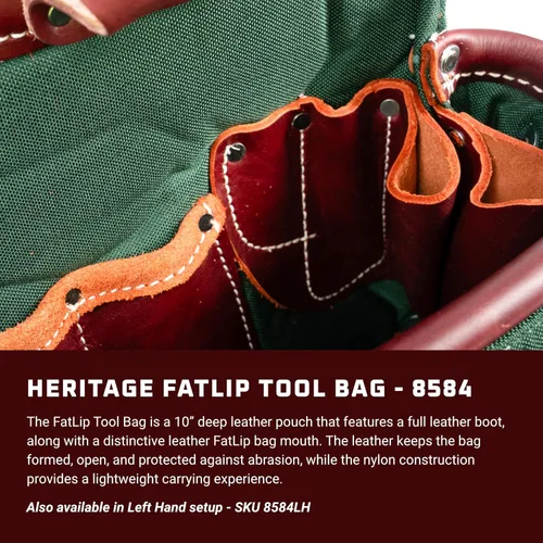 Miniatura 2 de Occidental Leather FatLip - Bolsa para herramientas, 13 bolsillos y portaherramientas, fabricada en Estados Unidos