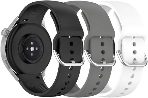 Miniatura 16 de Senter Correa de repuesto de liberación rápida de goma suave de 0.866 in para reloj inteligente Xiaomi S1 pro