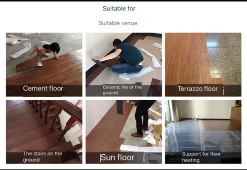 Miniatura 5 de Baldosa de piso de vinilo despegar y pegar, tablón de madera autoadhesivo, paquete de 10 (15 pies cuadrados) - 6 pulgadas de ancho, 36 pulgadas