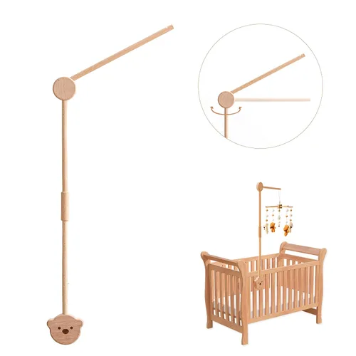 Miniatura 7 de Móvil de bebé para cuna Cuna de bebé, cuna de bebé, luna de estrella móvil para bebés niños y niñas Decoración bohemia para guardería Juego
