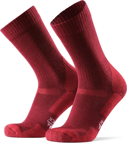 DANISH ENDURANCE Calcetines de senderismo de lana merina, acolchados, para hombres, mujeres y niños