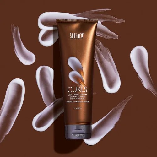 Miniatura 3 de SURFACE Crema limpiadora para rizos de cabello – define, añade brillo y proporciona longevidad de estilo sin encrespamiento – 6 onzas líquidas