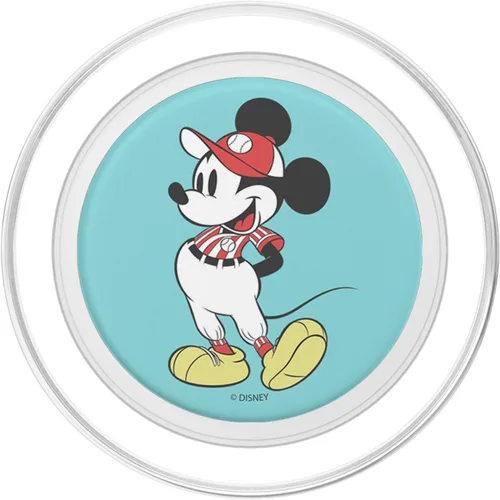 Miniatura 2 de Disney Mickey y sus amigos Mickey Mouse Baseball Retrato PopSockets MagSafe PopGrip para iPhone
