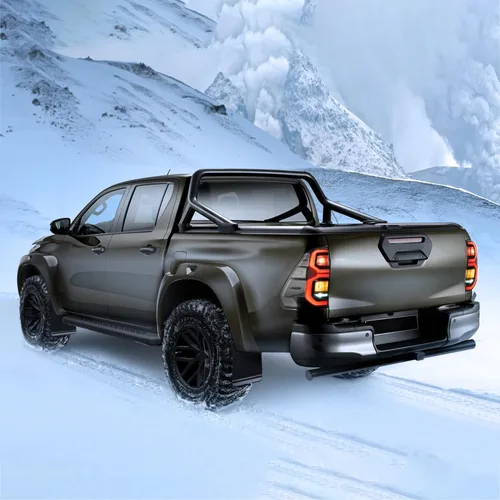 Miniatura 8 de VLAND Luces traseras LED compatibles con Toyota Hilux Revo 2015-2020 (NO para Tonka) camioneta pickup, conjunto de lámpara trasera con luz