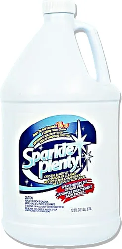 Sparkle Plenty - Limpiador de candelabros en aerosol seco por goteo que no se limpia, removedor de polvo y sin rayas para cristales de araña y