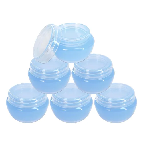 Beauticom - Frascos (0.35 oz / 0.3 fl oz) esmerilados con revestimiento interior para guardar exfoliantes, aceites, ungüentos, cremas, lociones,