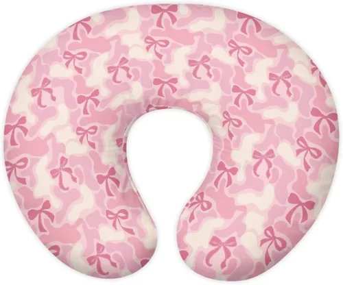 Miniatura 21 de American Flag Floral Nursing Pillow for Breastfeeding, Soft and Supportive Breastfeeding Pillow for Mom and Baby, Feeding Pillow with Removable