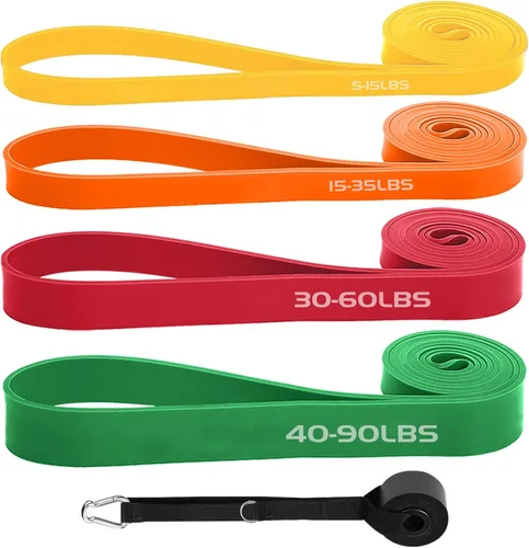 Bandas de Ejercicio Bandas de Resistencia para Entrenamiento, Juego de Bandas de Dominadas, Equipo de Entrenamiento en Casa, Bandas de Entrenamiento