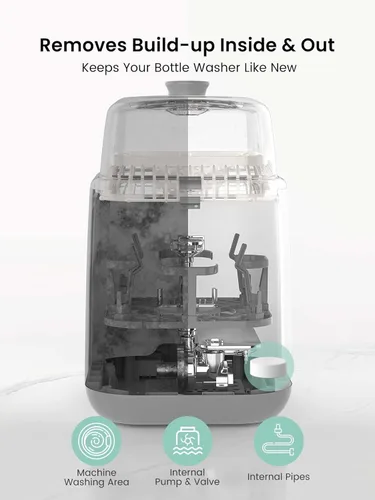 Miniatura 2 de GROWNSY Tabletas descalcificadoras para lavadoras de botellas, tabletas descalcificadoras para eliminar la acumulación de cal y mineral, compatibles