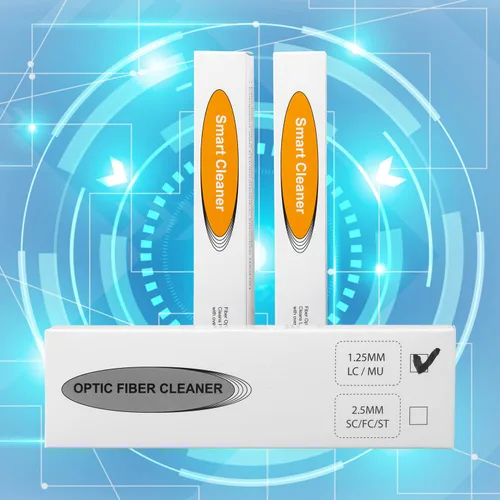 Miniatura 15 de 1 pc limpiador de fibra óptica Herramientas de fibra óptica Cleaing Pen para LC/MU 0.049 in Conector Más de 800 Limpia la cara del extremo
