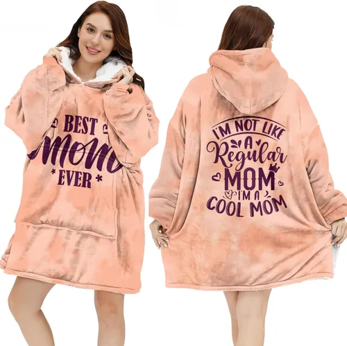 Miniatura 12 de Warmstorey Wearable Blanket Hoodie For Mom Wife - Best Wife Ever Hoodie From Husband Daughter Son - Birthday Mothers Day Gift