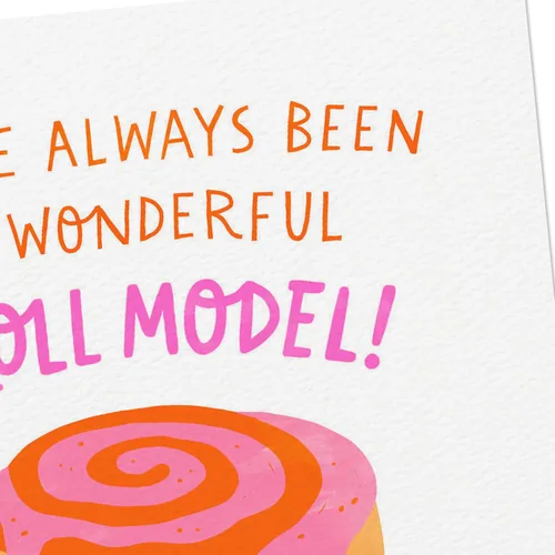 Miniatura 4 de Hallmark Good Mail - Tarjeta de agradecimiento divertida (modelo de rollo de canela) para cumpleaños, día del padre, mamá, papá, mentor, jefe