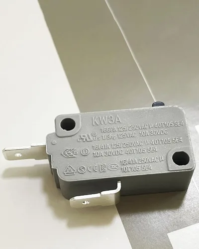 Miniatura 6 de 3 piezas kw3a interruptor de puerta de microondas YQBOOM 16A 125/250V Microondas Interlock Interruptor de repuesto Pieza de repuesto normalmente