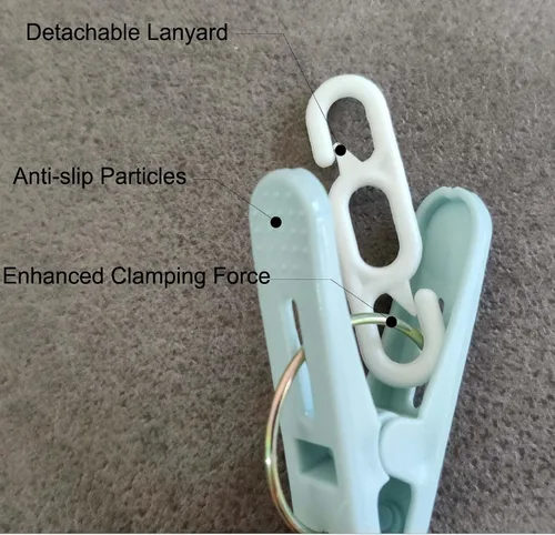 Miniatura 5 de Perchas plegables de viaje para camisas, calcetines y ropa con clips, pantalones cortos de plástico plegables, faldas y pantalones, perchas