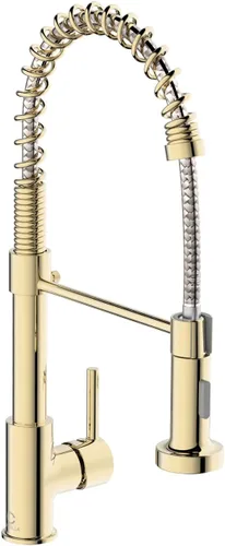Miniatura 27 de Grifo de cocina, grifos de fregadero de cocina comercial con rociador extraíble, grifos de acero inoxidable para fregaderos de cocina, cabezal