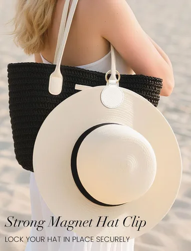 Miniatura 60 de Niveaya Clip magnético para sombrero para viajar en la bolsa, gancho de almacenamiento magnético, accesorio esencial de viaje de vacaciones