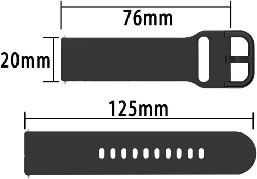 Miniatura 6 de Correa de reloj para Omega X Swatch Moonswatch Correa de reloj Speedmaster 20MM de liberación rápida de goma de repuesto
