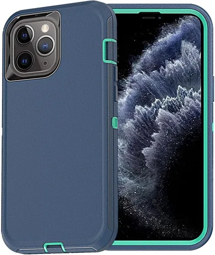 Miniatura 18 de YmhxcY Funda para iPhone 11 a prueba de golpes, a prueba de caídas, a prueba de polvo, 3 capas, duradera, resistente protección para teléfono Apple