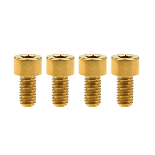 Miniatura 72 de Tornillos de titanio Ti M8 x15 20 25 30 35 40 45 50 60 2.756 in 0.049 in de paso hexagonal Allen Tornillos de cabeza hueca paquete de 4