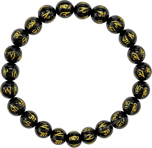 Miniatura 595 de Amazing Gemstone Pulsera de cristal para mujeres y hombres, pulsera de cristal curativo de protección, pulsera elástica con cuentas de piedras