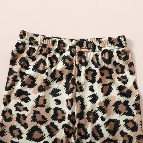 Miniatura 7 de Traje de bebé niña de 2 cumpleaños para niña de 2 años de edad, ropa de leopardo