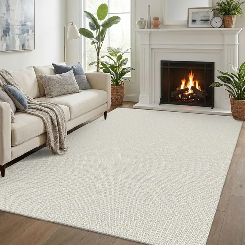 Miniatura 97 de EARTHALL Alfombra pequeña de 2 x 3 pies, lavable para entrada, antideslizante, trenzada, alfombra para puerta interior y exterior, alfombra tejida