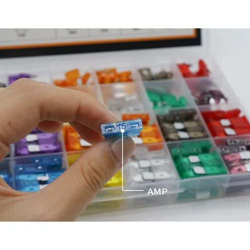 Miniatura 3 de ZIPCCI 266 piezas – Kit surtido de fusibles para automóvil, mini y fusibles automotrices estándar, fusible automático de hoja para accesorios de RV