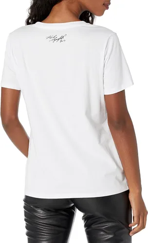 Miniatura 2 de Karl Lagerfeld Paris Camiseta de manga corta con lentejuelas para mujer