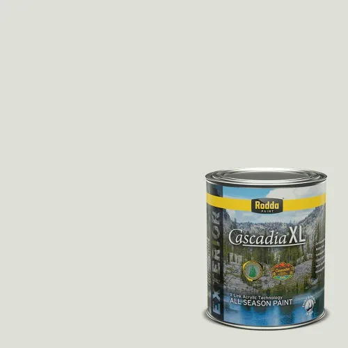 Miniatura 57 de Rodda Paint CASCADIA XL Pintura e imprimación satinada para exteriores en uno, cuarto de galón, Metropolis Mood