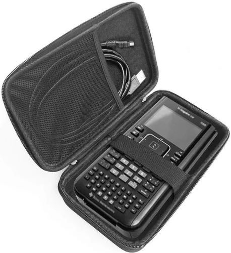 Miniatura 3 de (TM) EVA, funda dura portátil con cierre para guardar y transportar calculadora. Funda para instrumentos Texas, calculadoras Nspire CX CAS, Casio