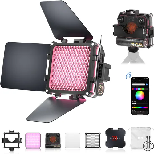 Miniatura 4 de ZHIYUN FIVERAY M20 Combo de luz de video bicolor [oficial], luz de fotografía de cámara portátil de 20 W, CRI 95+, 2700K-6500K, TLCI 97+, 4500mAh