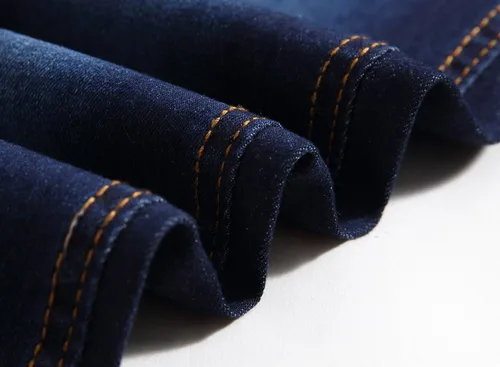 Miniatura 5 de Pantalones de mezclilla elásticos a la moda con corte ajustado para niño