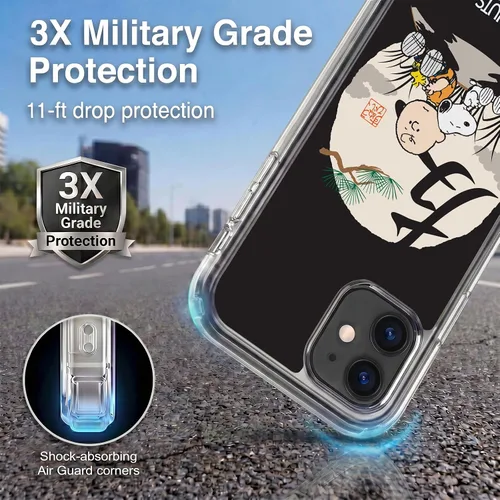Miniatura 339 de Carcasa de gel para iPhone 7 Plus/iPhone 8 Plus, diseño de Snoopy Oriental de Peanuts, Badges
