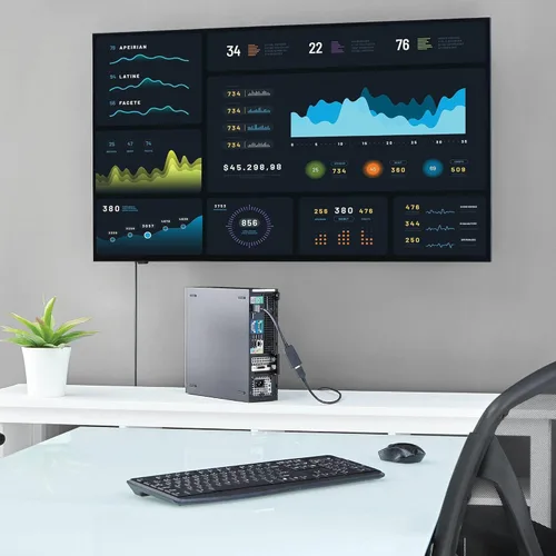 Miniatura 6 de Conversor de video con DisplayPort a HDMI 4K con audio, de la marca StarTech Estándar Negro