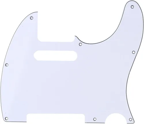 Miniatura 10 de Musiclily Pro 8 agujeros Tele Golpeador para guitarra JPN Made Fender Japan Telecaster, 3Ply Negro