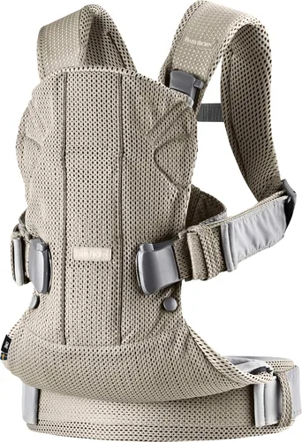 Miniatura 2 de BABYBJÖRN Nuevo Portabebés One Air Edición 2019, Malla, Greige Gris beige