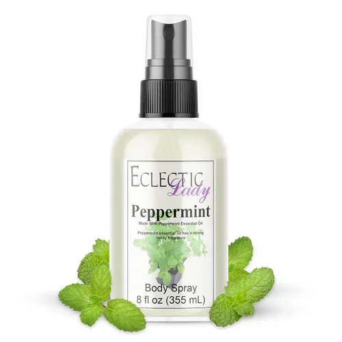 Miniatura 10 de Eclectic Lady Spray corporal de menta, 2 onzas, espray corporal para mujeres con fragancia limpia, ligera y suave, colonia con aroma suave y sutil