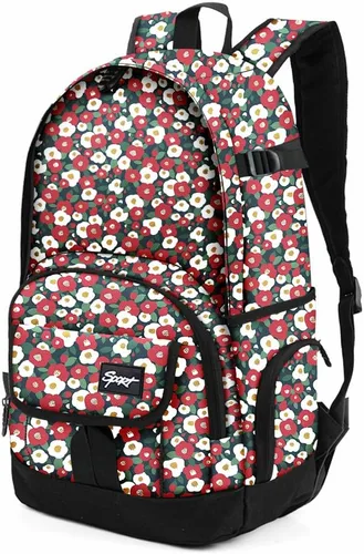 Miniatura 52 de Mochila escolar estilo Rickyh, mochila de viaje para hombres y mujeres, mochila ligera con compartimento para portátil, Tamaño único