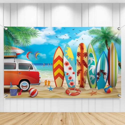 Miniatura 11 de KatchOn, Fondo extragrande para fiesta en la piscina, 72 x 44 pulgadas, pancarta de fiesta en la piscina para decoraciones de fiesta de piscina