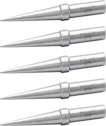 Weller Puntas de soldadura originales Weller WE1010 (TETS-5), cónicas, 0.016"/0.4 mm, 5 unidades