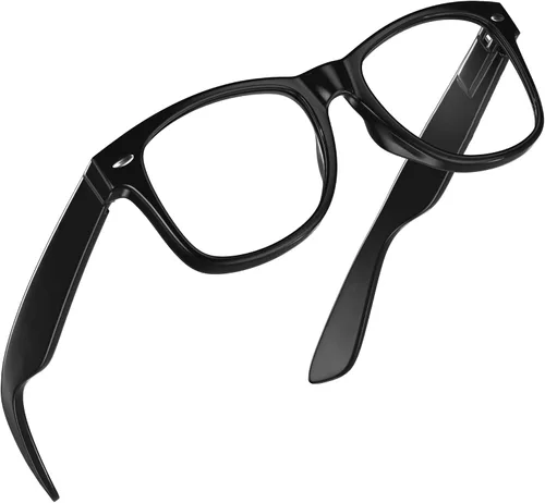Miniatura 8 de grinderPUNCH Lectores fuertes del poder de la lectura del alto aumento de los vidrios de lectura de la luz azul para la mujer de los 2 Pack negro