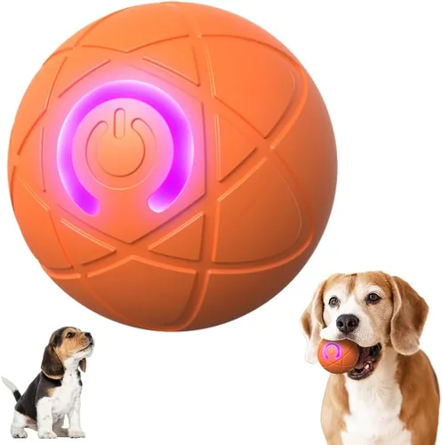 Juguetes interactivos para perros pequeños, bolas para perros pequeños, bolas rodantes automáticas para cachorros, perros pequeños y medianos,