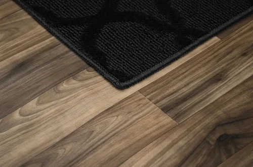 Miniatura 4 de Garland Rug Sparta - Alfombra antideslizante de polipropileno de 2 pies x 12 pies, color negro, ideal para salas de estar y pasillos, elegante