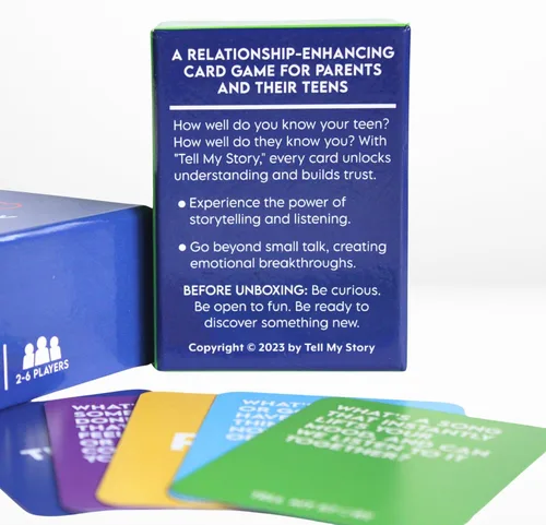 Miniatura 2 de Juego de cartas de conversación Tell My Story: 100 tarjetas de preguntas para apoyar la salud mental, construir confianza y crear conexiones