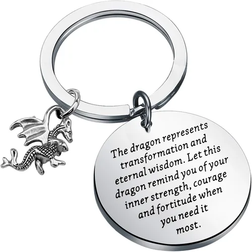 ENSIANTH Dragon Llavero Dragón Amante Regalo Dragones Joyería Inspiración Regalo para Amigo