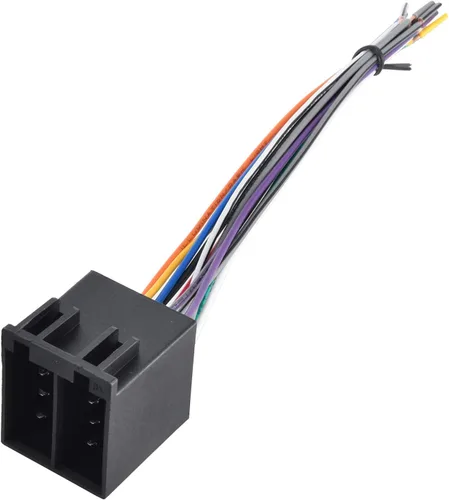 RED WOLF Reemplazo del arnés de cableado ISO estéreo de radio de coche para Volkswagen VW, Audi 1998-2005 Mercedes-Benz C, Pontiac 2004-2006 GTO CD