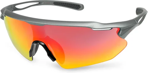Nordik AKSEL - Lentes de ciclismo TR90 con marco de protección UV para mujeres y hombres, gafas de sol deportivas