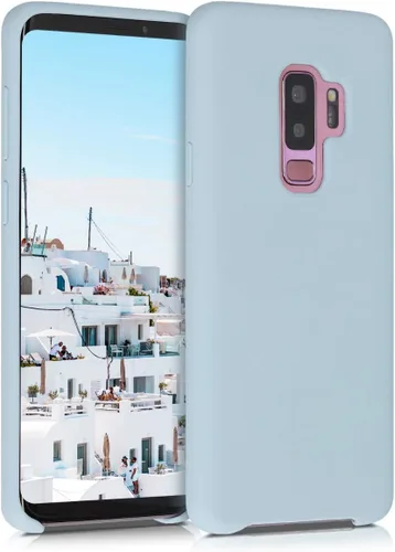 Miniatura 292 de kwmobile Funda compatible con Samsung Galaxy S22 - Funda de silicona TPU con acabado suave - Blue Reef