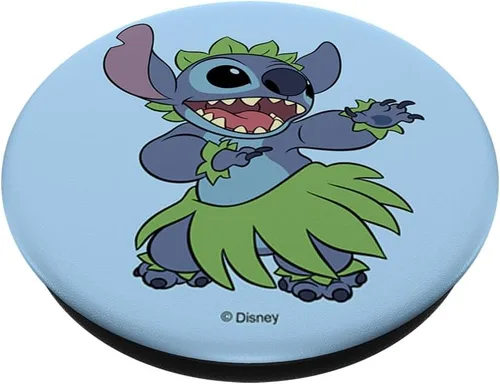 Miniatura 2 de Disney Lilo & Stitch Hula Dancing Cute Stitch Retrato PopSockets Estándar PopGrip