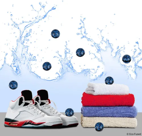 Miniatura 6 de Eco-Fused Bolas desodorizantes para tenis, taquillas, bolsas de gimnasio, paquete de 8 unidades, neutraliza el olor del sudor, también ideal